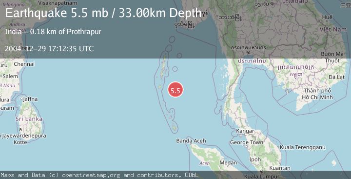 Map of ANDAMAN ISLANDS, INDIA REGION