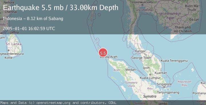 Map of NICOBAR ISLANDS, INDIA REGION