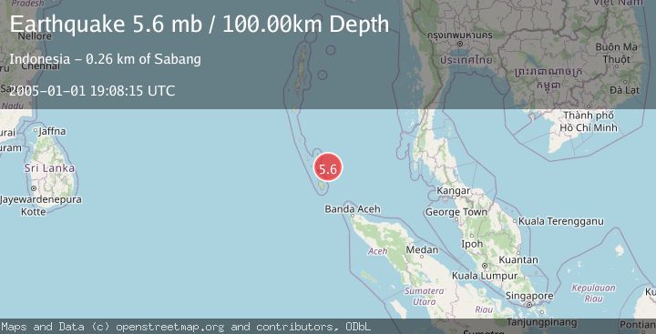 Map of NICOBAR ISLANDS, INDIA REGION