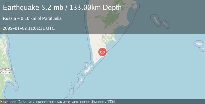 Map of NEAR EAST COAST OF KAMCHATKA