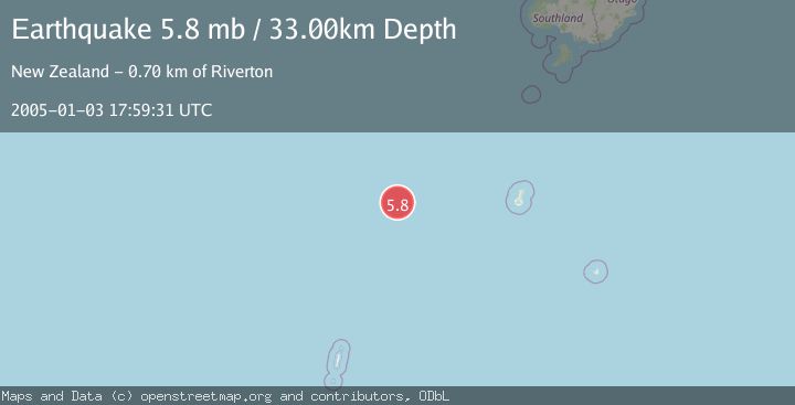 Map of NORTH OF MACQUARIE ISLAND