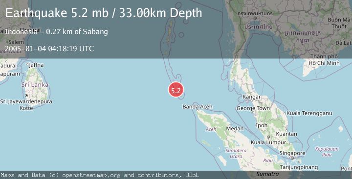 Map of NICOBAR ISLANDS, INDIA REGION