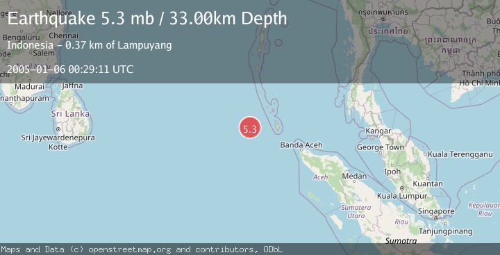 Map of NICOBAR ISLANDS, INDIA REGION