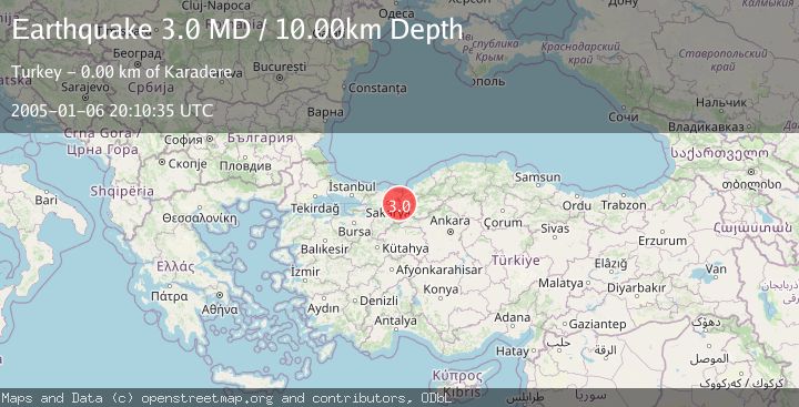 Map of WESTERN TURKEY