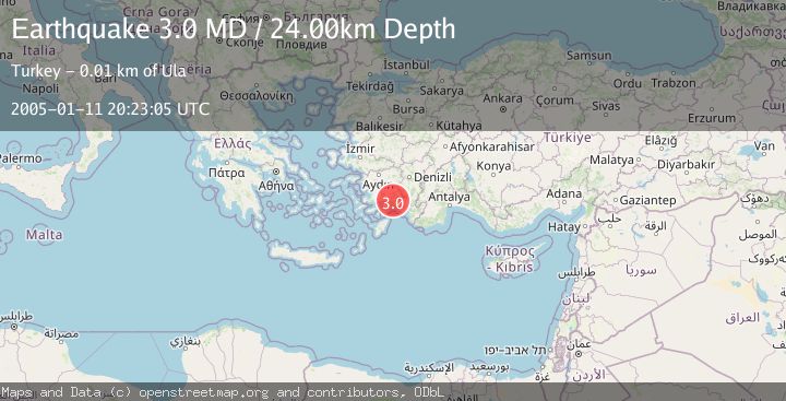 Map of WESTERN TURKEY