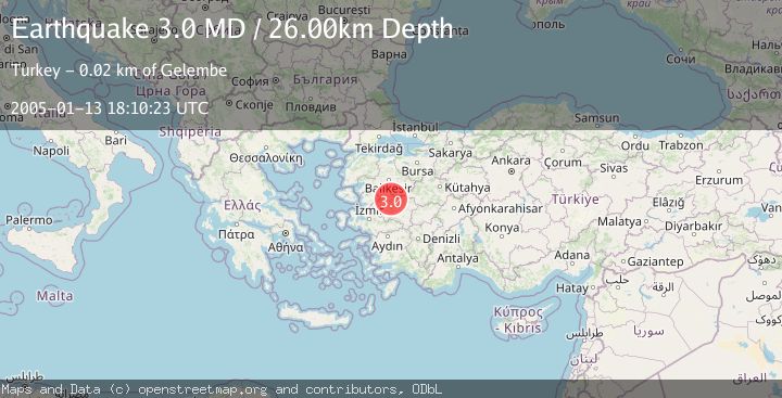 Map of WESTERN TURKEY