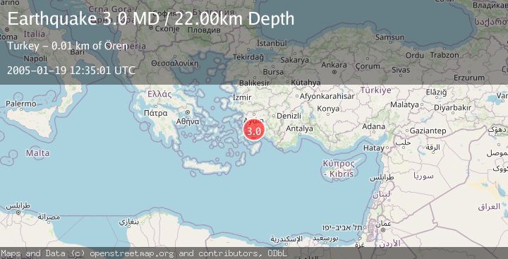 Map of WESTERN TURKEY