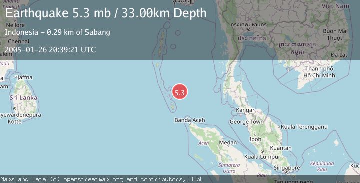 Map of NICOBAR ISLANDS, INDIA REGION