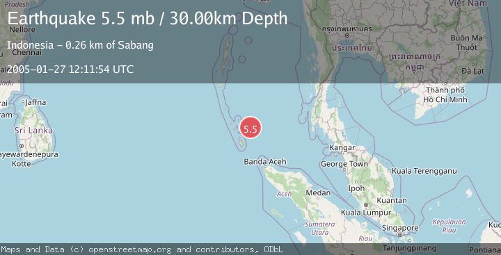 Map of NICOBAR ISLANDS, INDIA REGION