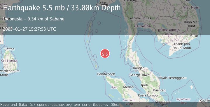 Map of NICOBAR ISLANDS, INDIA REGION