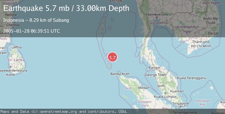 Map of NICOBAR ISLANDS, INDIA REGION
