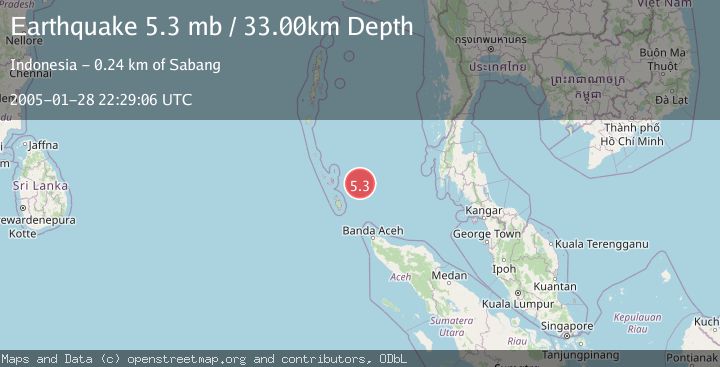 Map of NICOBAR ISLANDS, INDIA REGION