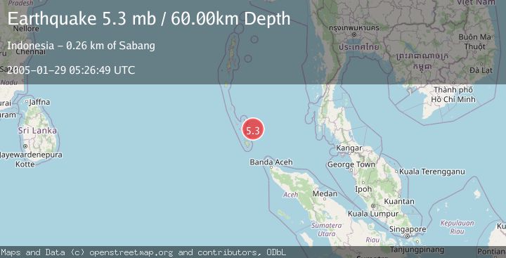 Map of NICOBAR ISLANDS, INDIA REGION