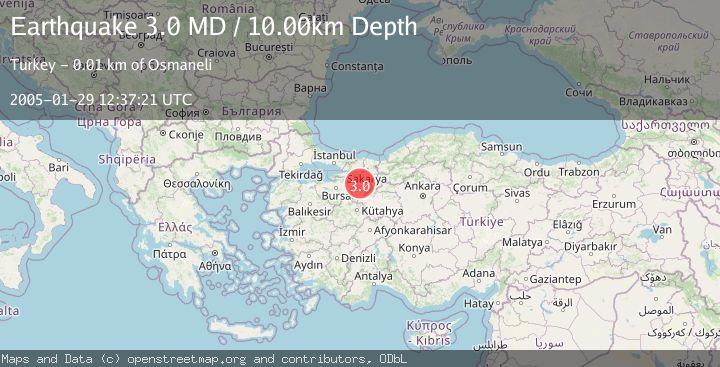 Map of WESTERN TURKEY
