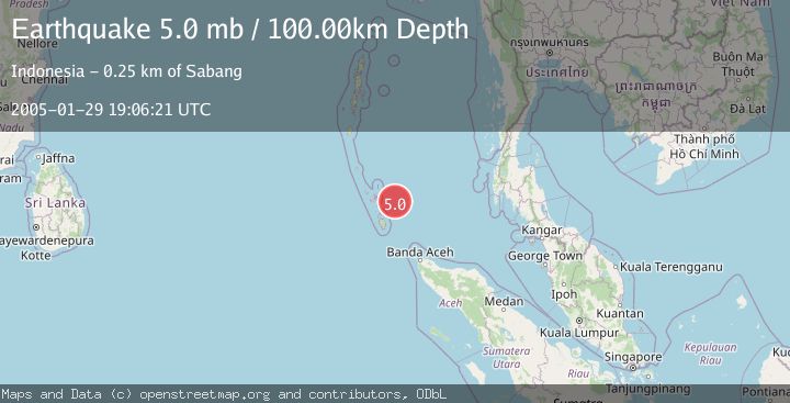 Map of NICOBAR ISLANDS, INDIA REGION