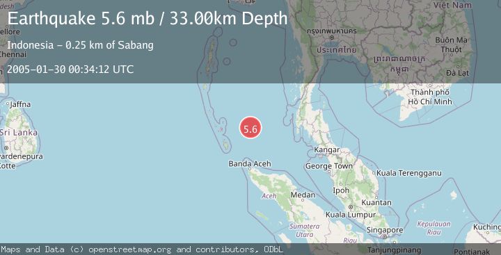 Map of NICOBAR ISLANDS, INDIA REGION