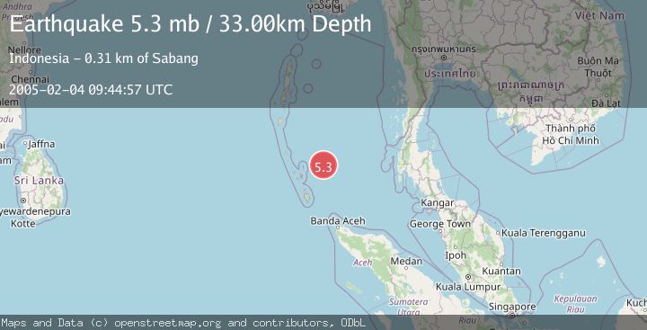 Map of NICOBAR ISLANDS, INDIA REGION