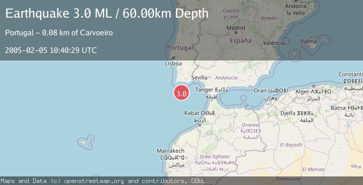 Map of WEST OF GIBRALTAR