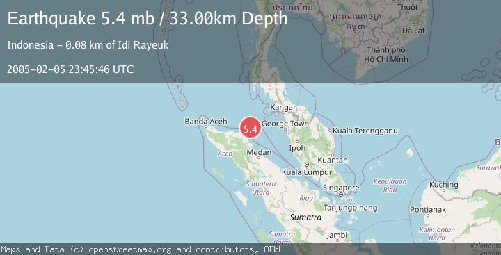 Map of STRAIT OF MALACCA