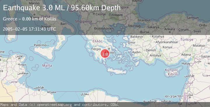 Map of SOUTHERN GREECE