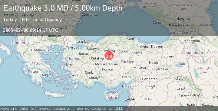 Map of CENTRAL TURKEY