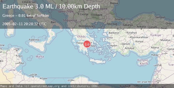 Map of SOUTHERN GREECE
