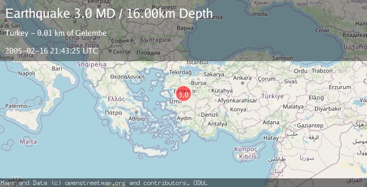 Map of WESTERN TURKEY