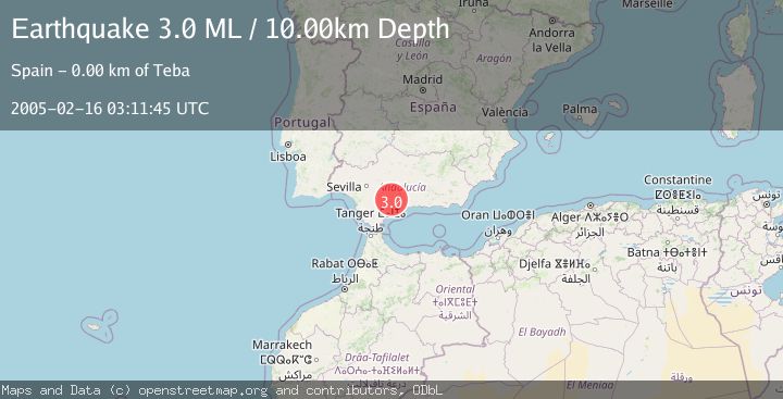 Map of STRAIT OF GIBRALTAR