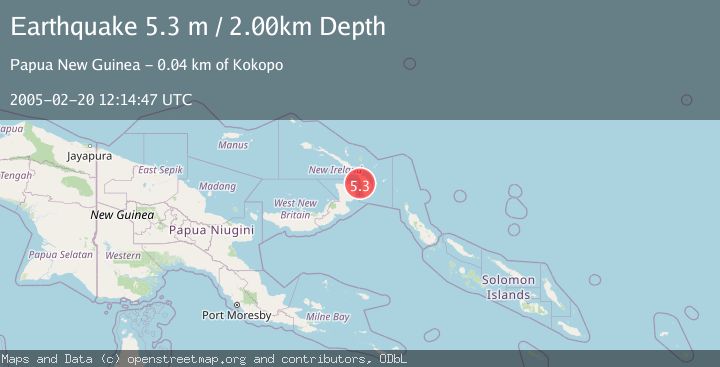 Map of NEW BRITAIN REGION, P.N.G.