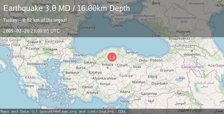 Map of CENTRAL TURKEY