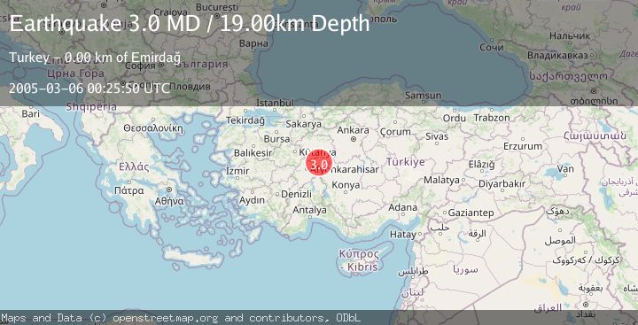 Map of WESTERN TURKEY