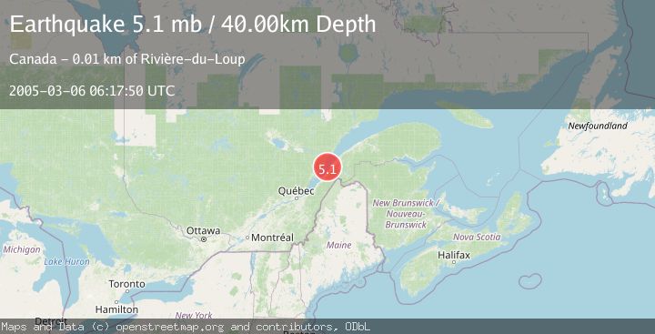 Map of ST. LAWRENCE VALLEY REG., CANADA