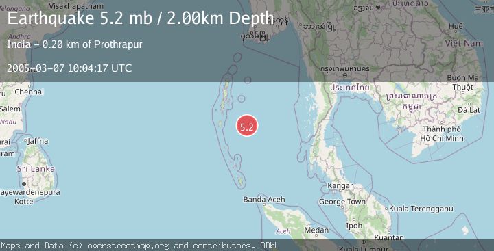 Map of ANDAMAN ISLANDS, INDIA REGION
