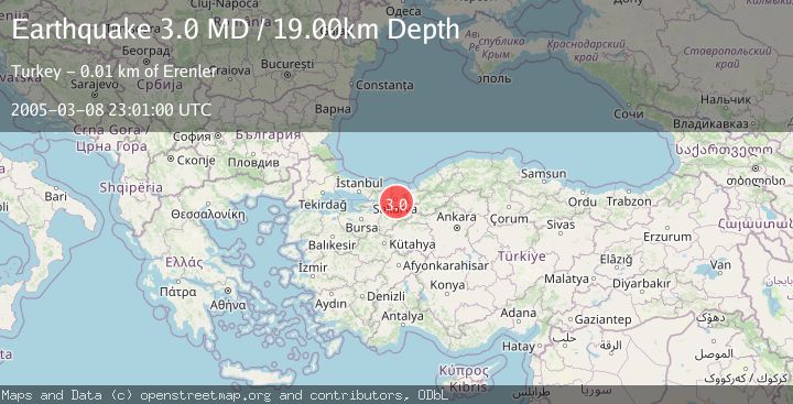Map of WESTERN TURKEY
