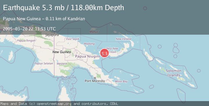 Map of NEW BRITAIN REGION, P.N.G.