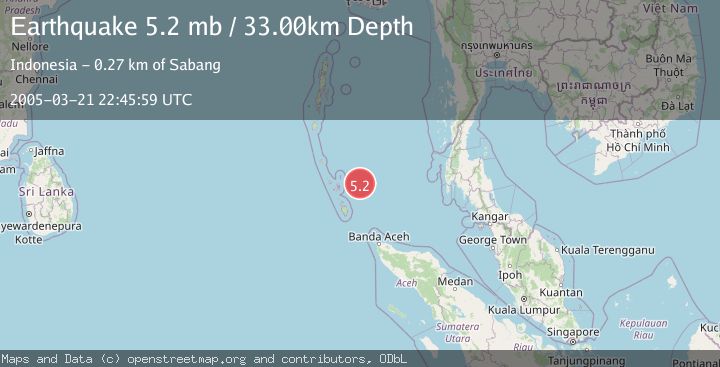 Map of NICOBAR ISLANDS, INDIA REGION