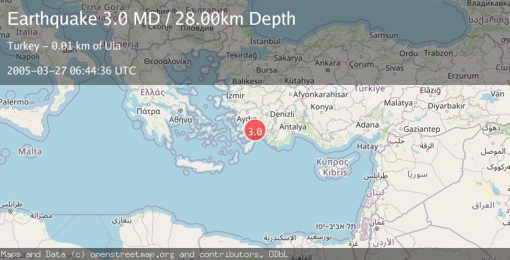 Map of WESTERN TURKEY