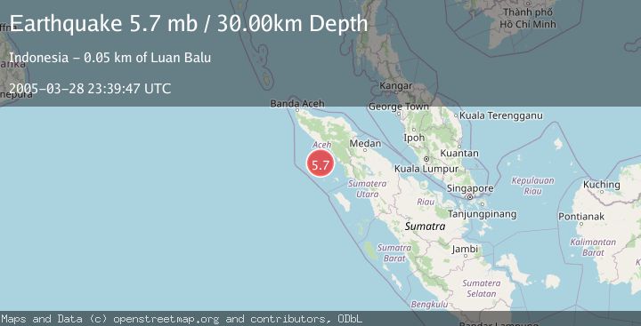 Map of SIMEULUE, INDONESIA