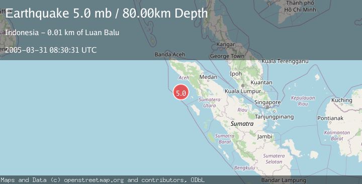 Map of SIMEULUE, INDONESIA