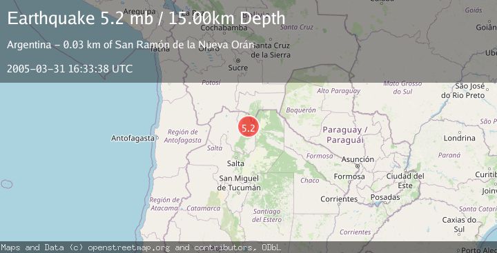 Map of SALTA, ARGENTINA