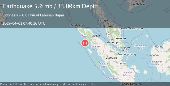 Map of SIMEULUE, INDONESIA