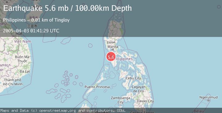 Map of MINDORO, PHILIPPINES