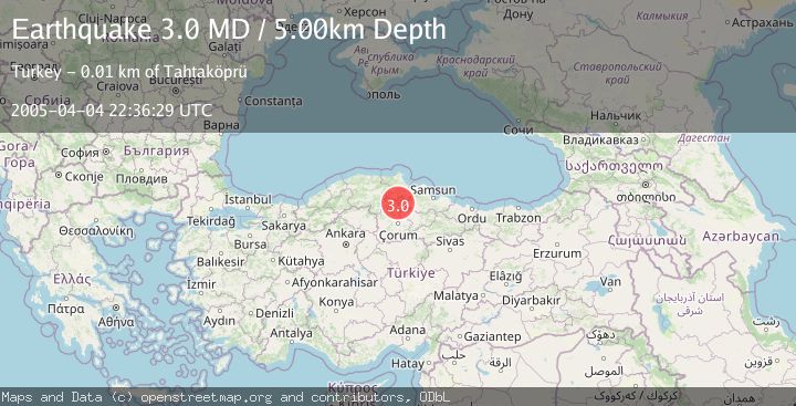 Map of CENTRAL TURKEY