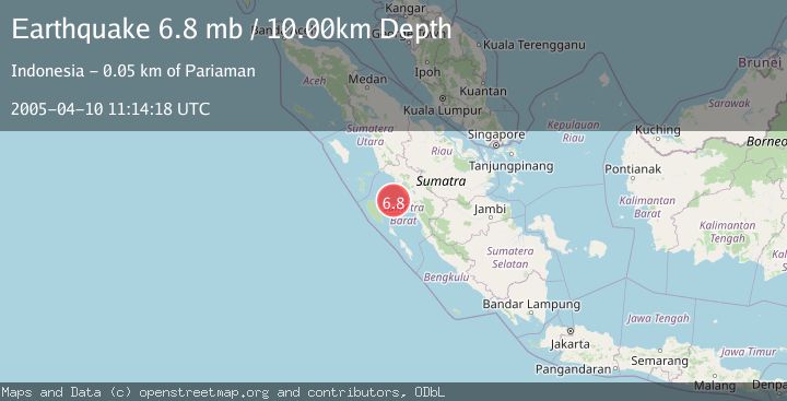Map of SOUTHERN SUMATRA, INDONESIA