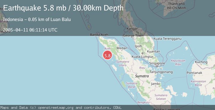 Map of SIMEULUE, INDONESIA