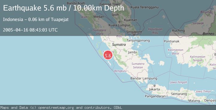 Map of SOUTHERN SUMATRA, INDONESIA