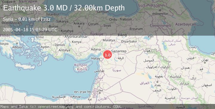 Map of TURKEY-SYRIA BORDER REGION
