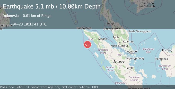 Map of SIMEULUE, INDONESIA
