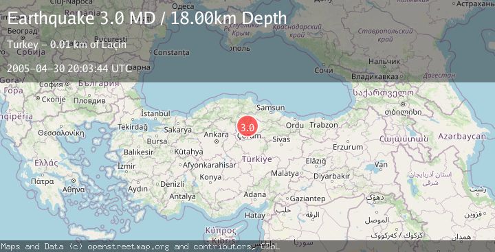 Map of CENTRAL TURKEY