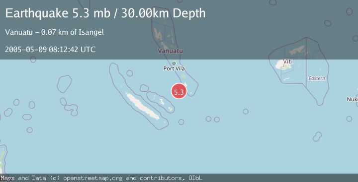 Map of LOYALTY ISLANDS